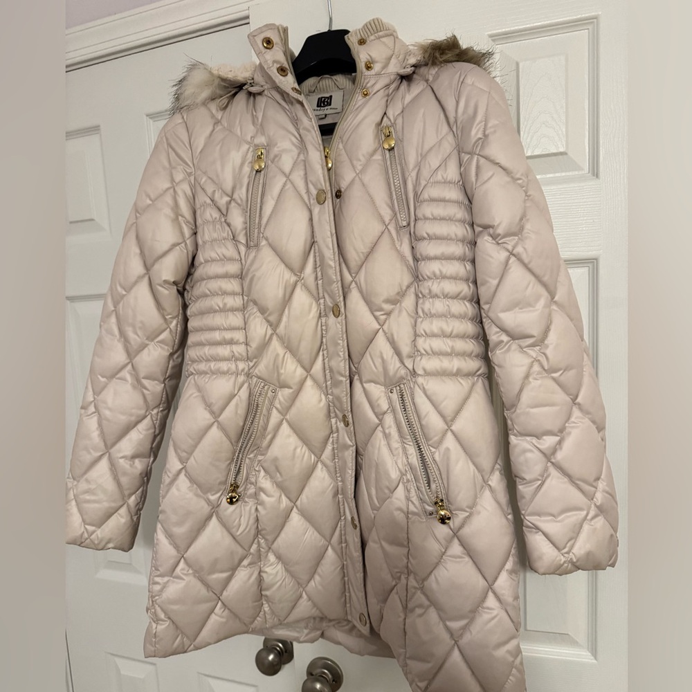 Laundry by Design quilted long jacket/coat